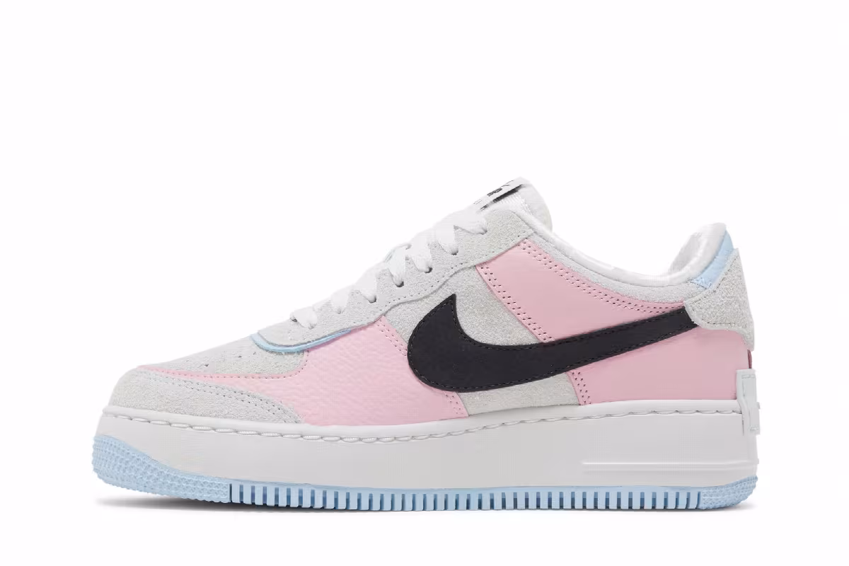 Nike Women's Air Force 1 Shadow Hoops Pack - Medium Soft Pink, view 4
