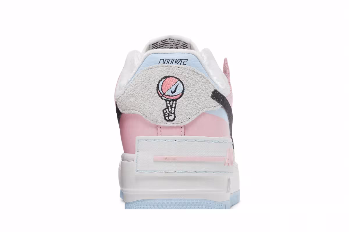 Nike Women's Air Force 1 Shadow Hoops Pack - Medium Soft Pink, view 8