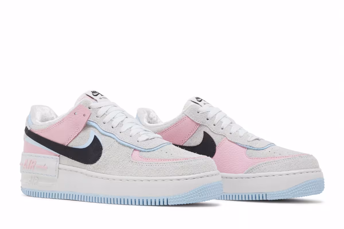 Nike Women's Air Force 1 Shadow Hoops Pack - Medium Soft Pink, view 9