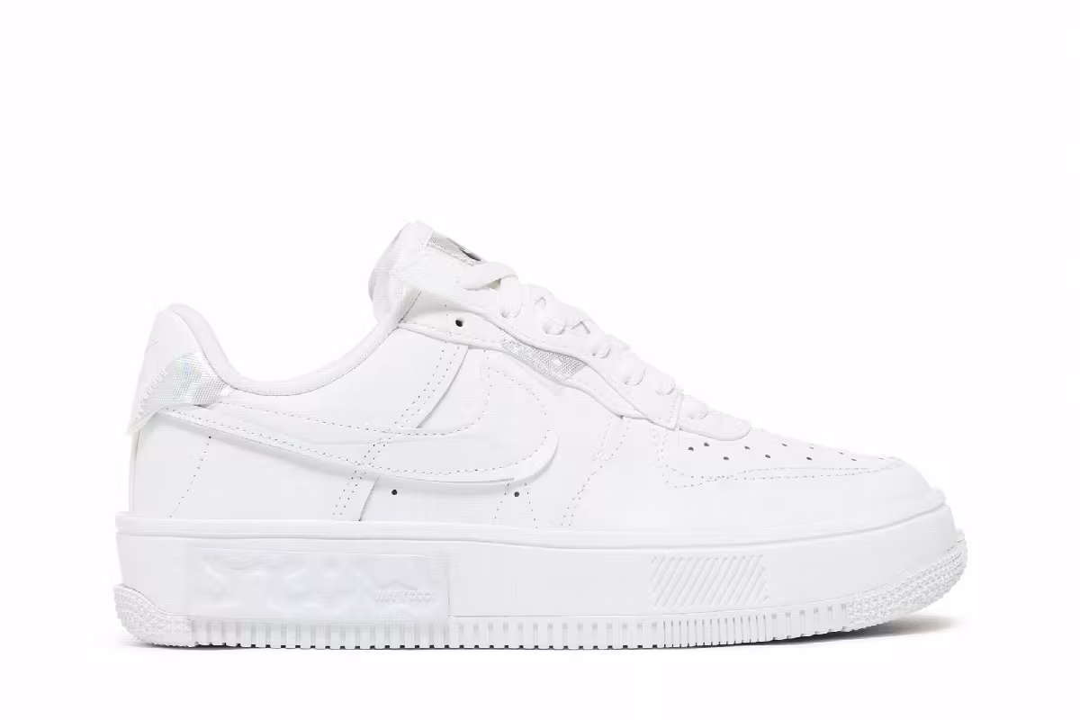 Nike Women's Air Force 1 Fontanka Triple White, view 2