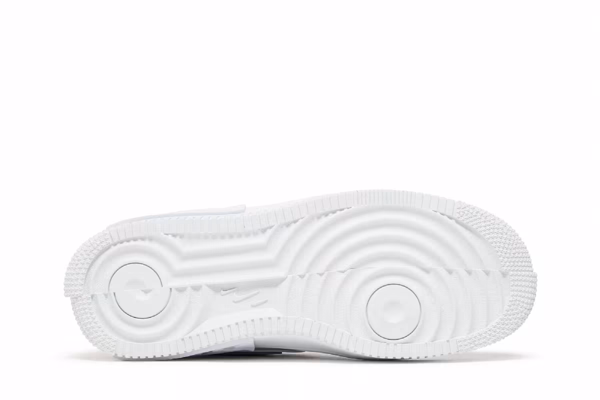 Nike Women's Air Force 1 Fontanka Triple White, view 5