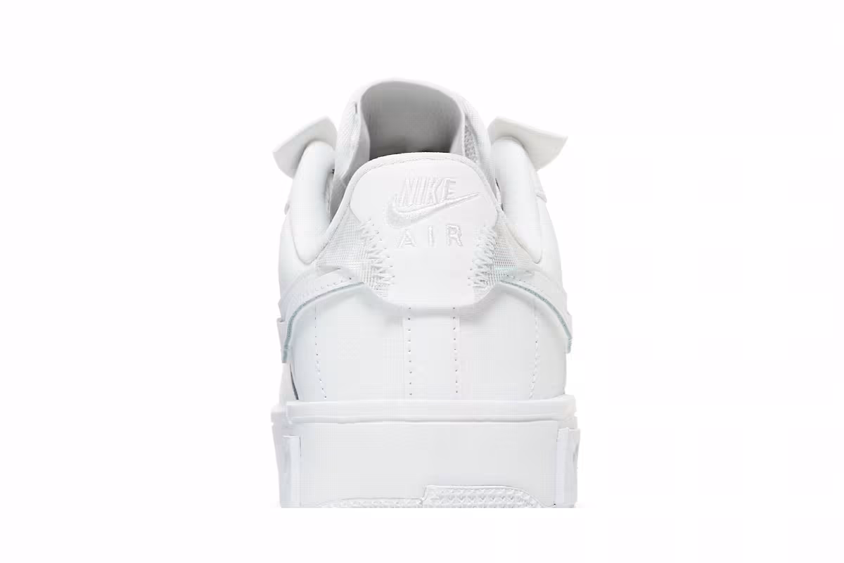 Nike Women's Air Force 1 Fontanka Triple White, view 8