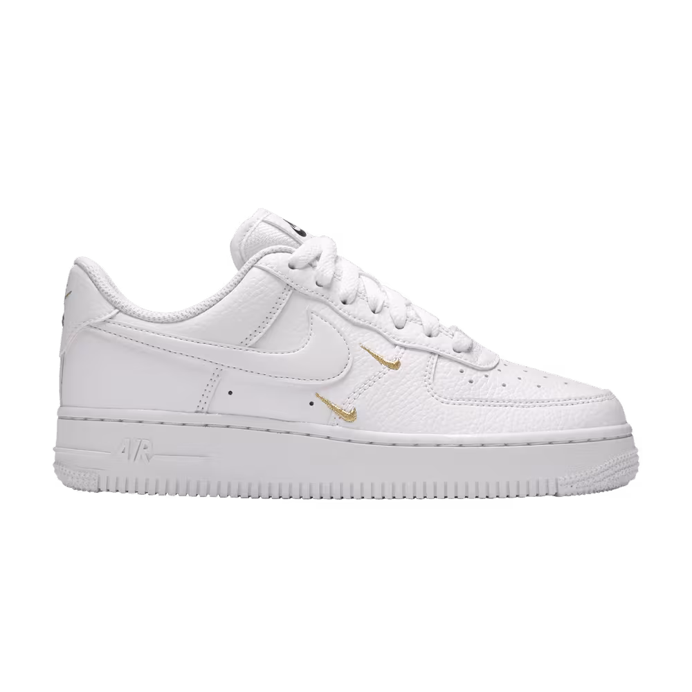 Nike Women's Air Force 1 White Metallic Gold