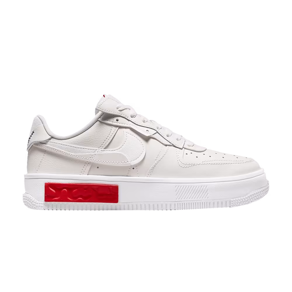 Nike Women's Air Force 1 Fontanka Phantom University Red
