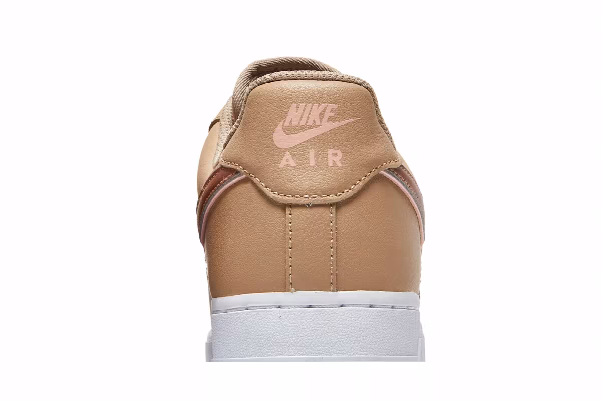 Nike Women's Air Force 1 Hemp Metallic Rose Gold, view 8