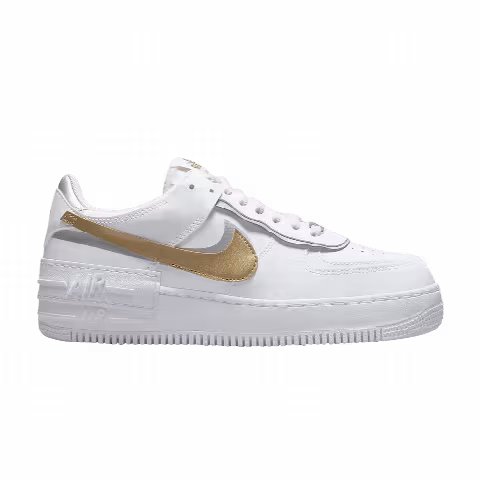 Nike Wmns Air Force 1 Shadow 'White Metallic Gold'