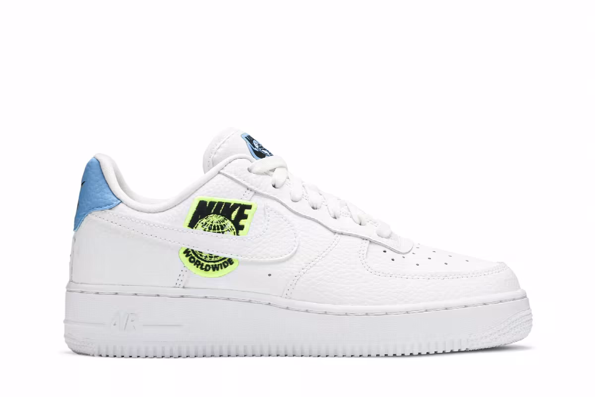 Nike Women's Air Force 1 Worldwide Pack - Volt, view 2