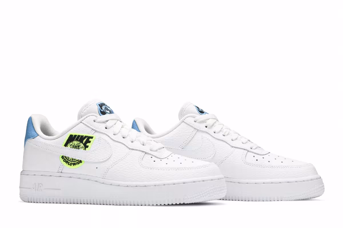 Nike Women's Air Force 1 Worldwide Pack - Volt, view 9