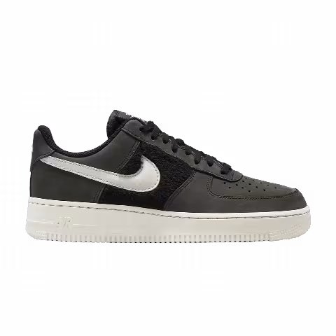 Nike Wmns Air Force 1 'Faux Fur - Black Light Bone'