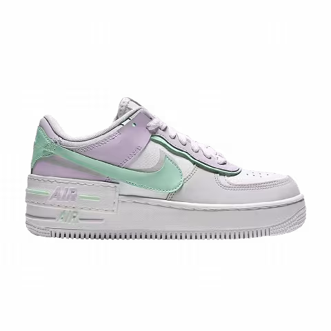Nike Wmns Air Force1 Shadow 'White Purple Green'