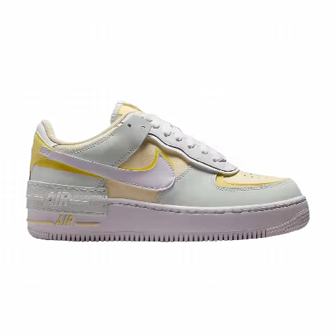 Nike Wmns Air Force1 Shadow 'Yellow White Green'