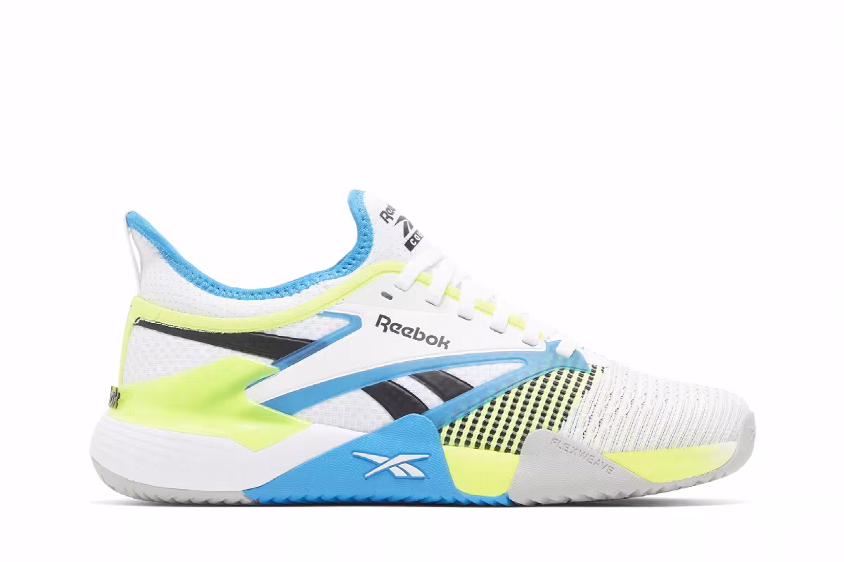 Reebok Nano Court White Digital Lime Aqua, view 2