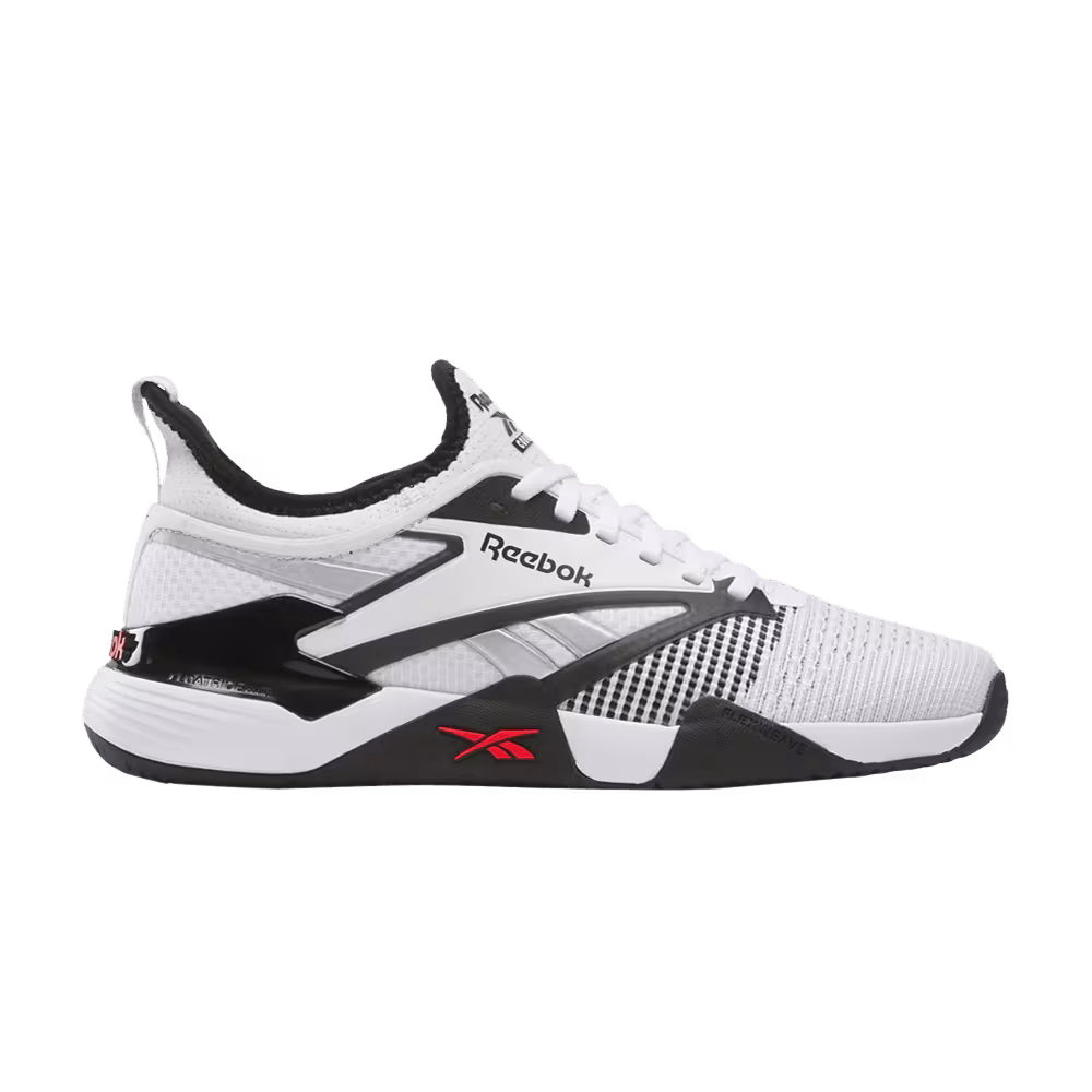 Reebok Nano Court Black White Energy Red
