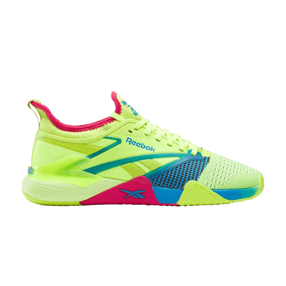 Reebok Nano Court Digital Lime Aqua Pink