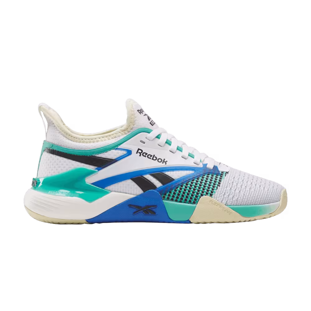 Reebok Women's Nano Court White Unleashed Green