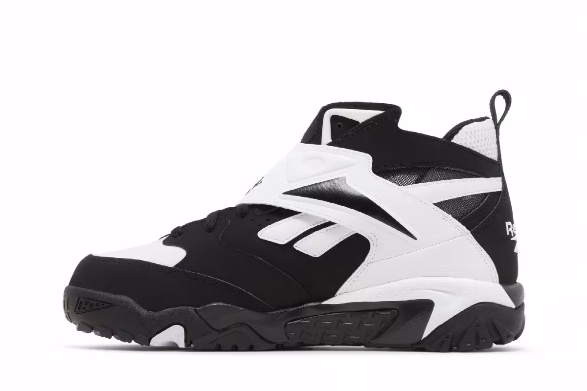 Reebok Preseason 94 Mid Black White, view 4