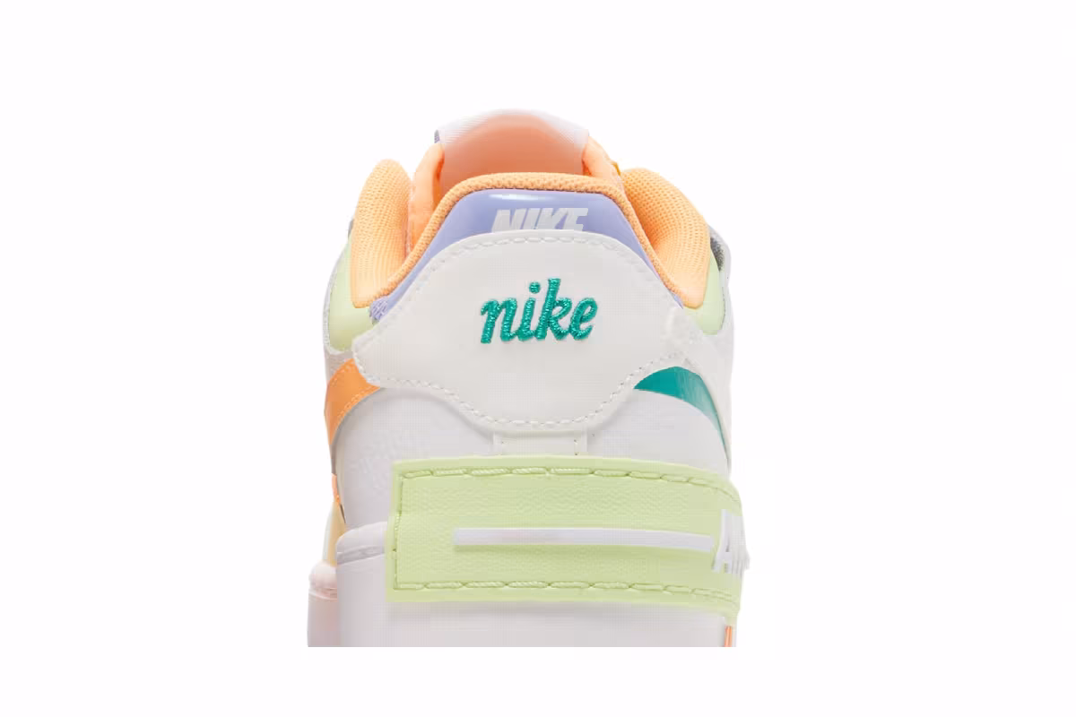 Nike Women's Air Force 1 Shadow White Multi-Color, view 8