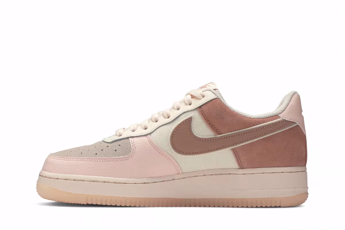 Nike Women's Air Force 1 Washed Coral, view 4