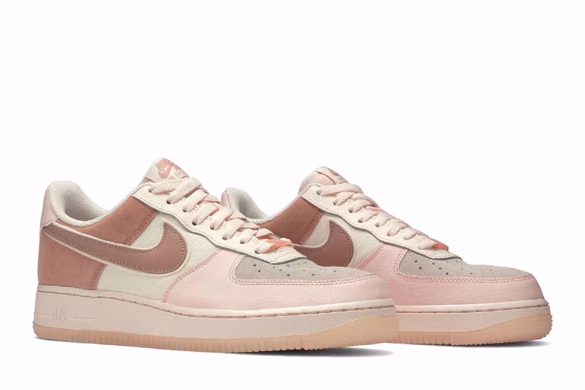 Nike Women's Air Force 1 Washed Coral, view 9