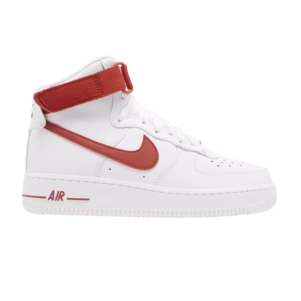Nike Women's Air Force 1 High White Cinnabar