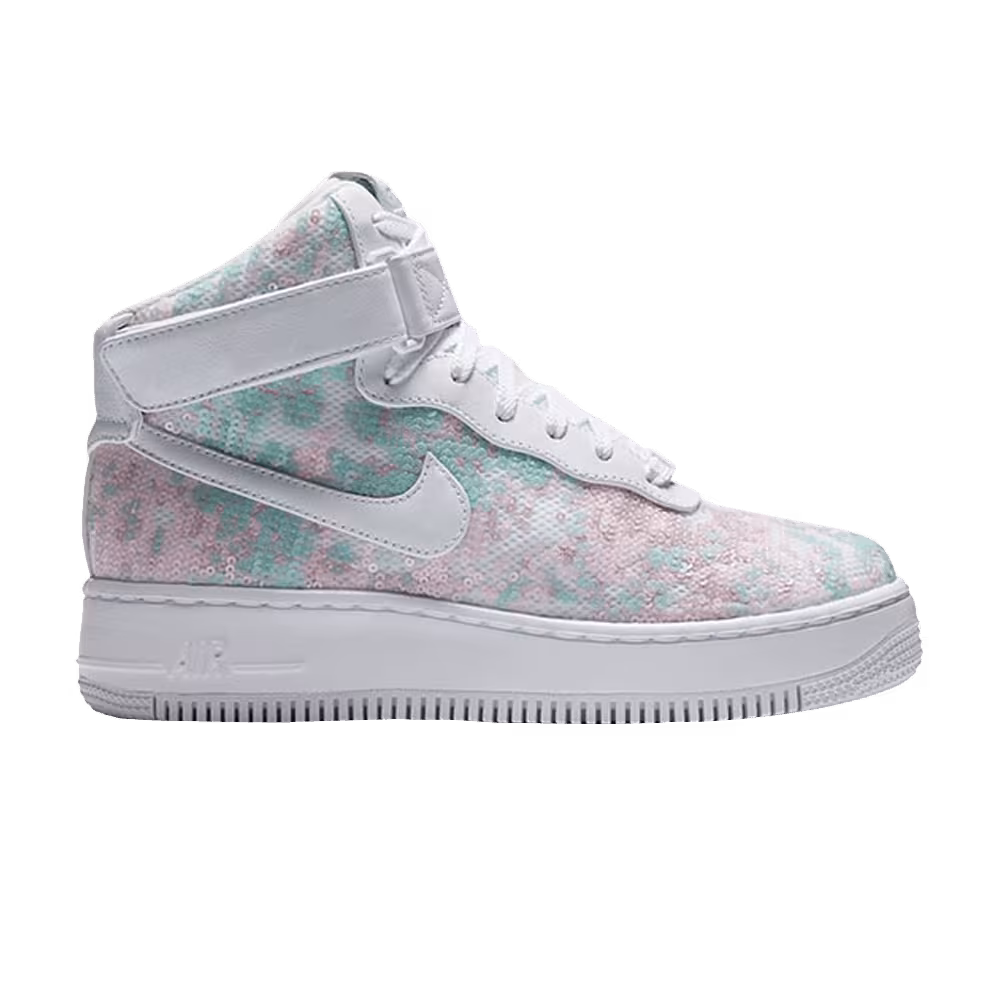 Nike Women's Air Force 1 Upstep Hi LX Sequin Fabric