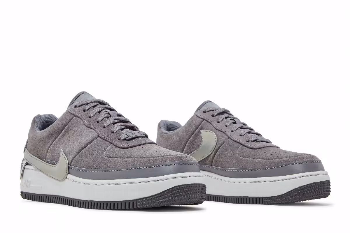 Nike Women's Air Force 1 Jester Low Gunsmoke, view 9