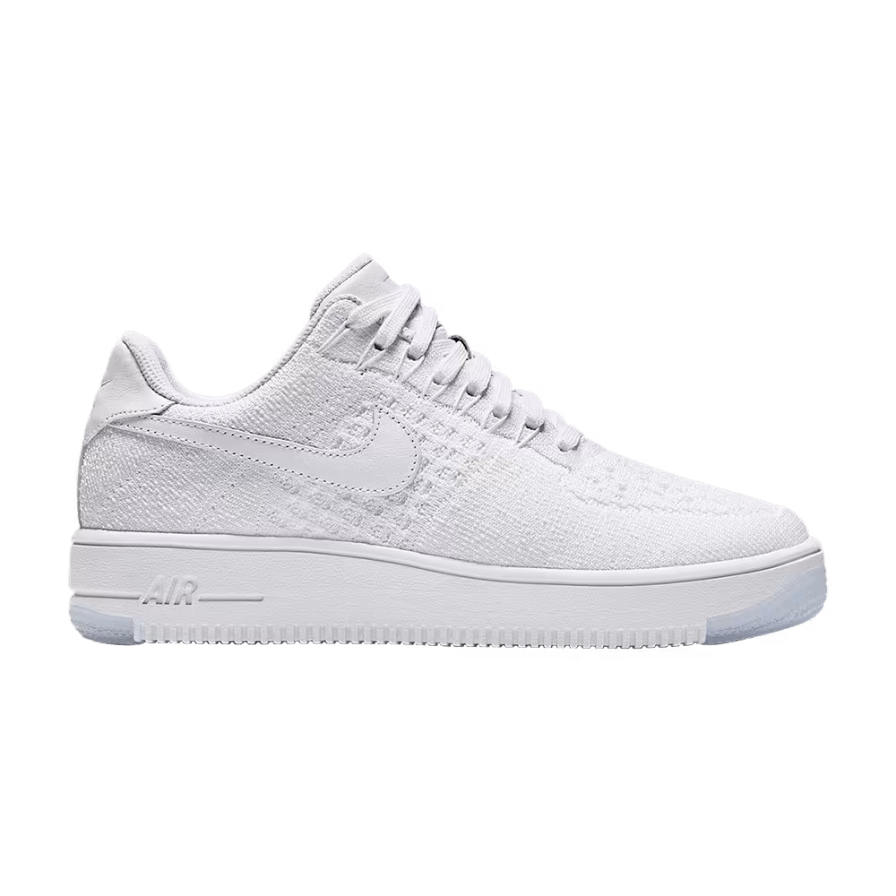 Nike Women's Air Force 1 Flyknit Low White