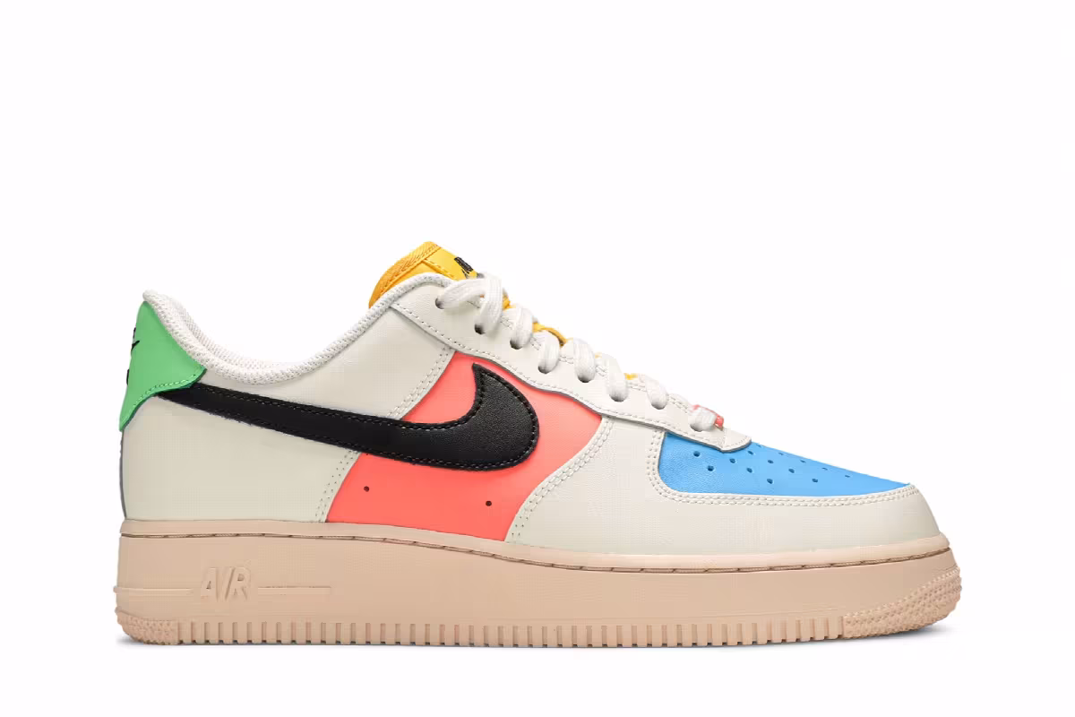 Nike Women's Air Force 1 Sail Multi, view 2