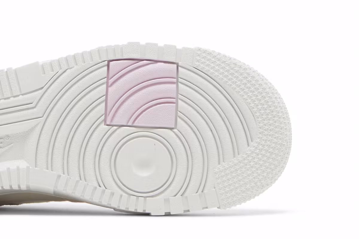 Nike Women's Air Force 1 Pixel Light Bone Regal Pink, view 6