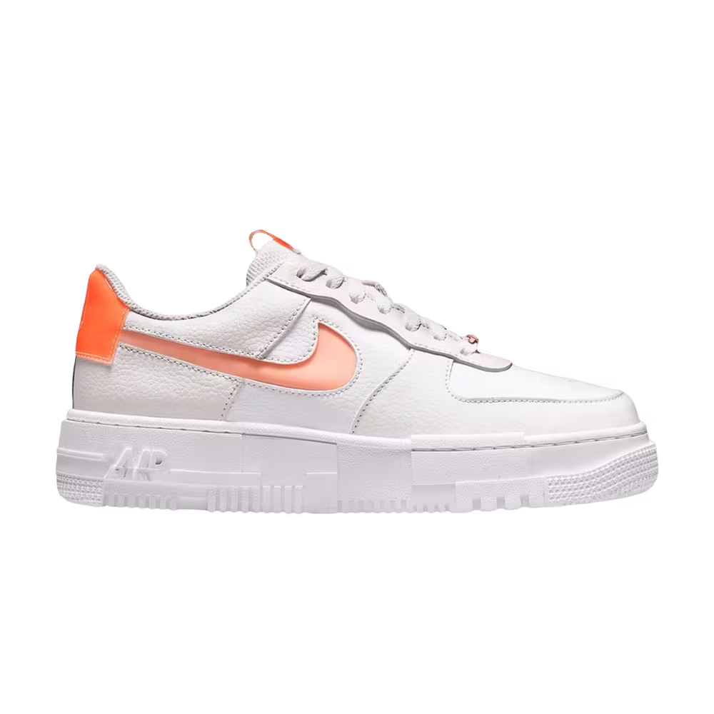 Nike Women's Air Force 1 Pixel White Orange