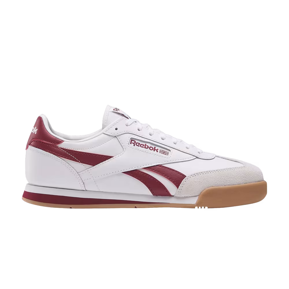 Reebok Campio XT White Classic Burgundy