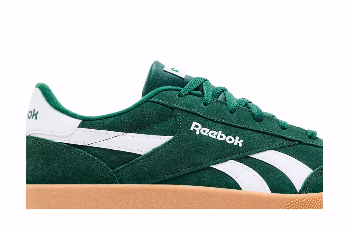 Reebok Smash Edge Dark Green White Gum, view 3