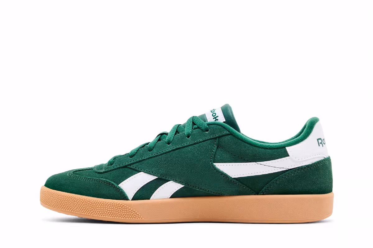 Reebok Smash Edge Dark Green White Gum, view 4