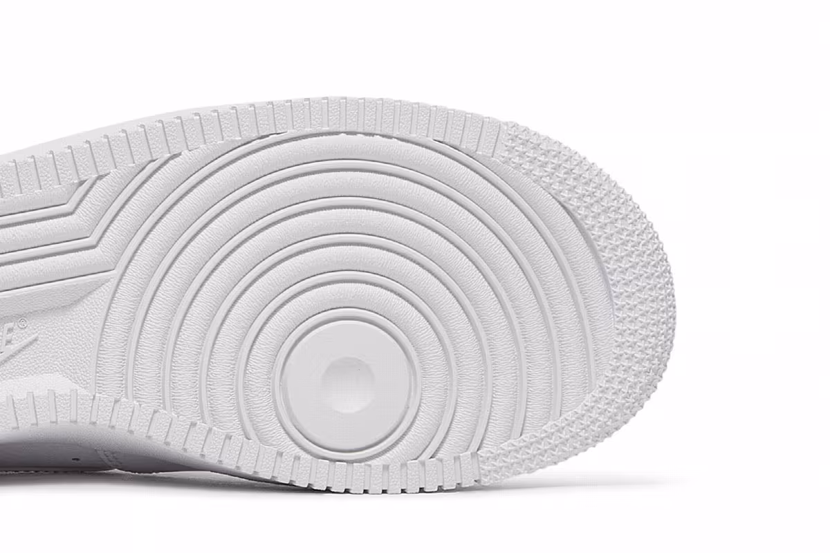 Nike Women's Air Force 1 White Lemon Drop, view 6