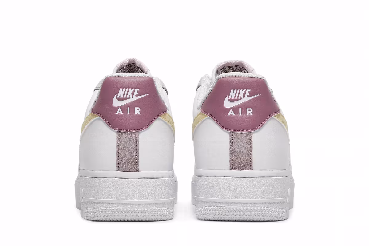 Nike Women's Air Force 1 White Lemon Drop, view 7