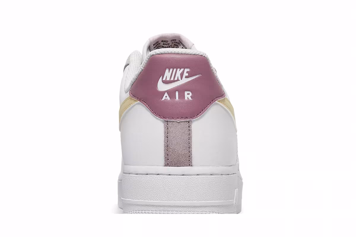 Nike Women's Air Force 1 White Lemon Drop, view 8