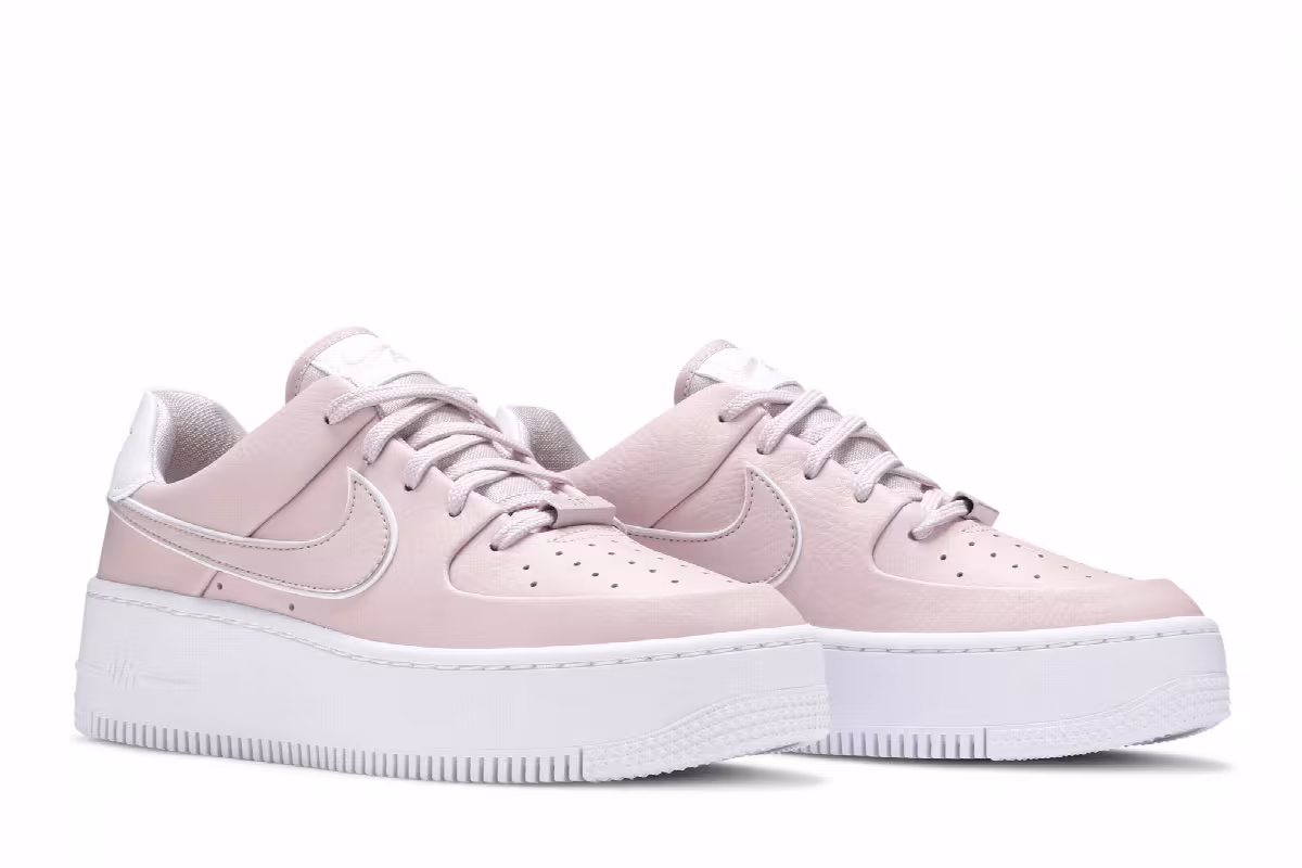 Nike Women's Air Force 1 Sage Low Platinum Violet, view 9