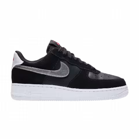 Nike Wmns Air Force 1 '07 'Black Metallic Silver'