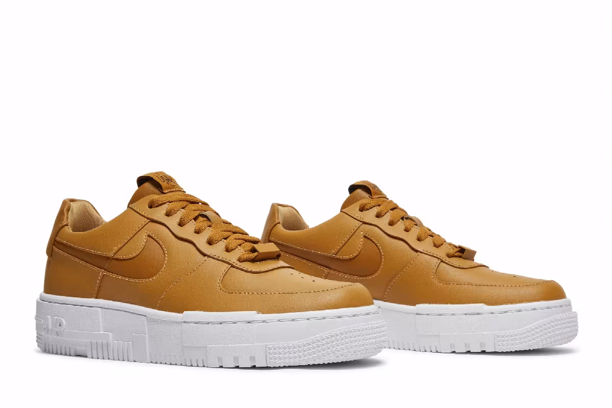 Nike Women's Air Force 1 Pixel Wheat, view 9