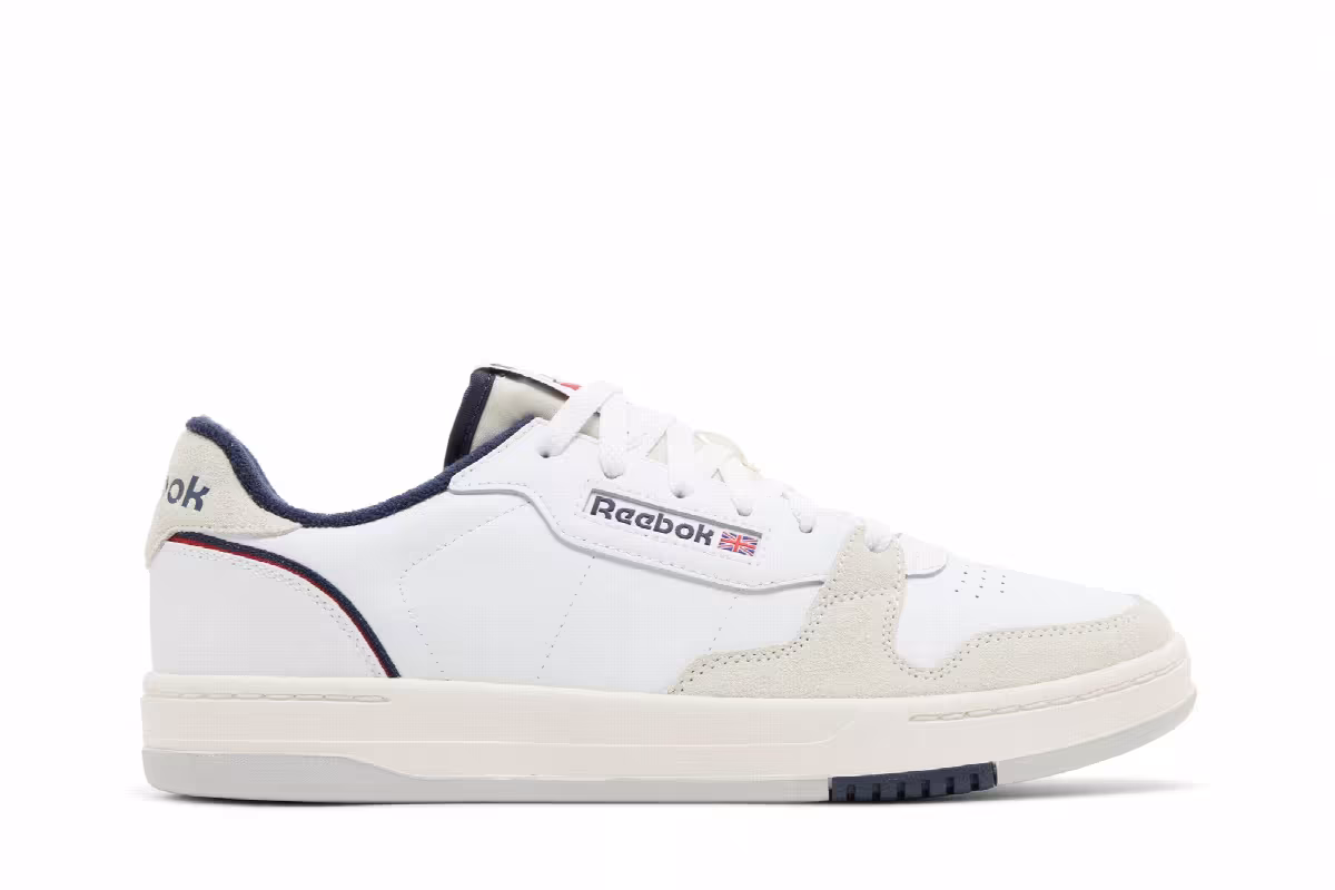 Reebok Phase Court White Vector Navy, view 2