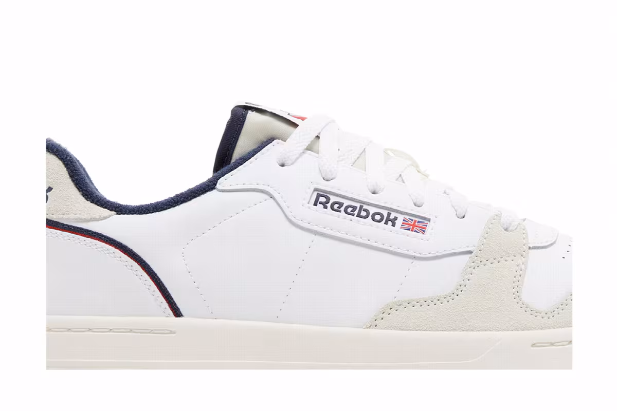 Reebok Phase Court White Vector Navy, view 3