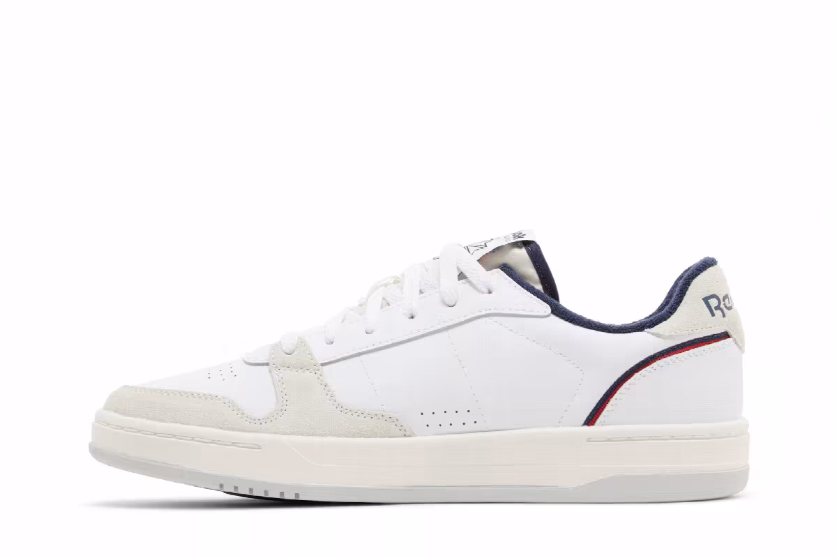 Reebok Phase Court White Vector Navy, view 4