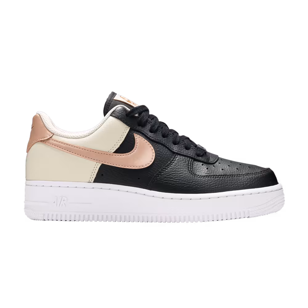 Nike Women's Air Force 1 Black Metallic Red Bronze