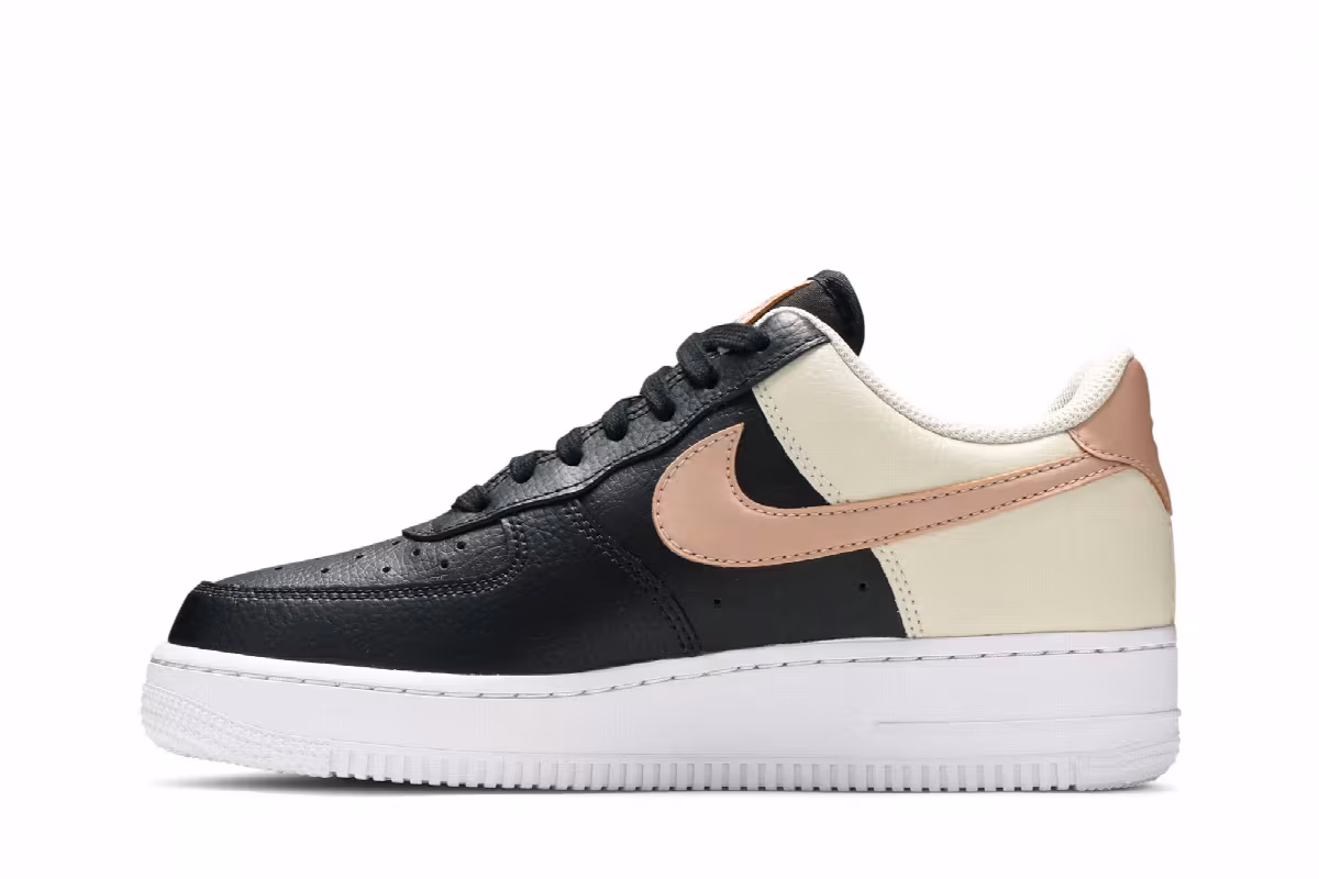 Nike Women's Air Force 1 Black Metallic Red Bronze, view 4