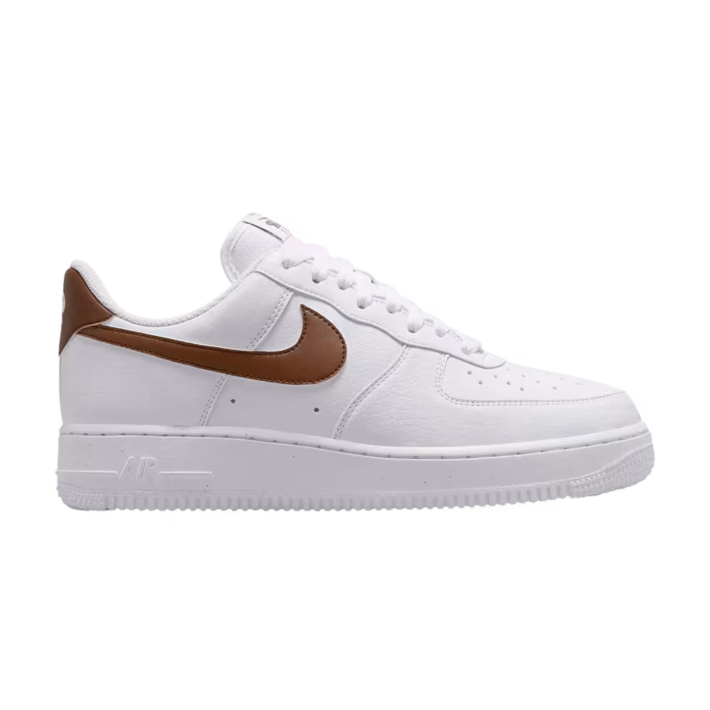 Nike Women's Air Force 1 Low White Fauna Brown