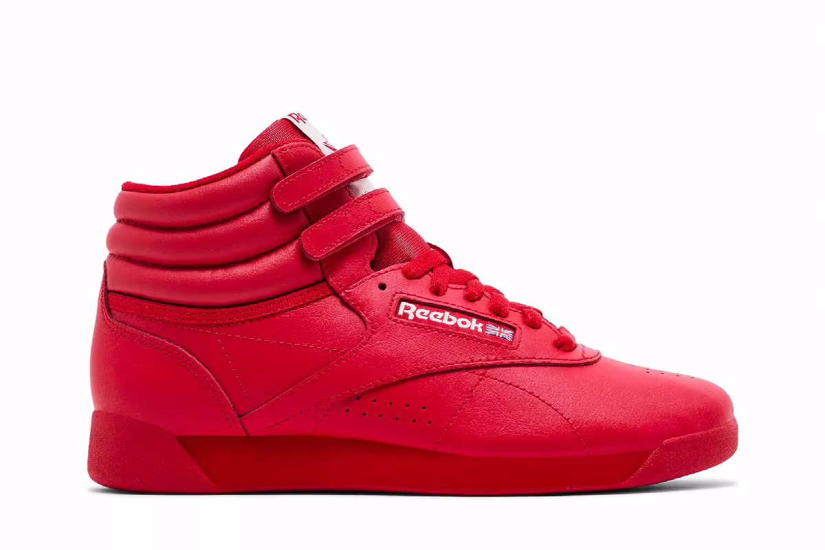 Reebok Women's Freestyle High Vector Red, view 2