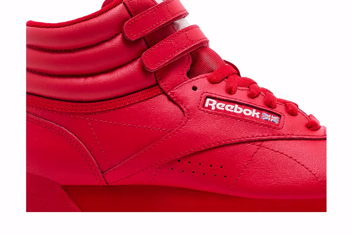 Reebok Women's Freestyle High Vector Red, view 3
