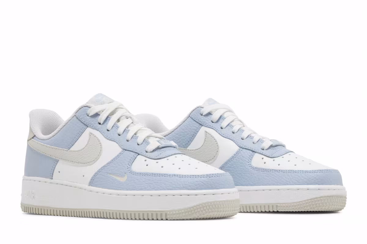 Nike Women's Air Force 1 Low Light Armory Blue, view 9