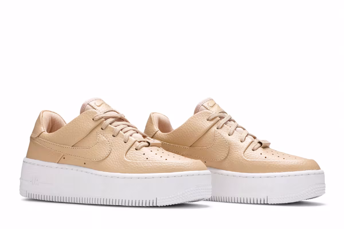 Nike Women's Air Force 1 Sage Low Desert Ore, view 9
