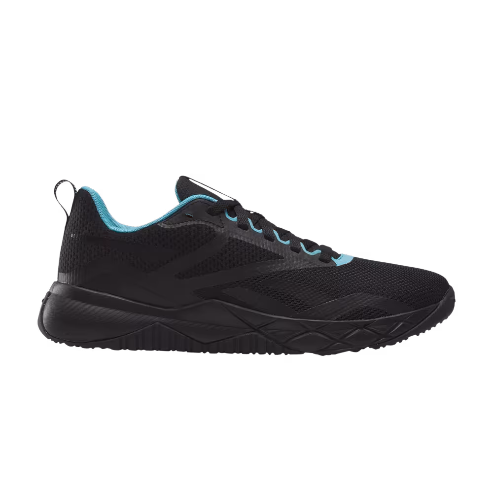 Reebok NFX Black Bold Cyan